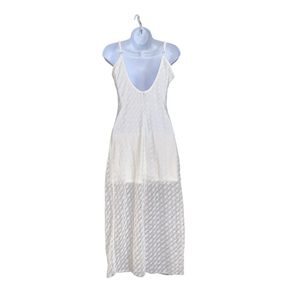 Wild Fable Junior Teens White Lace Slip Dress With Adjustable Straps Size Small - Picture 8 of 12